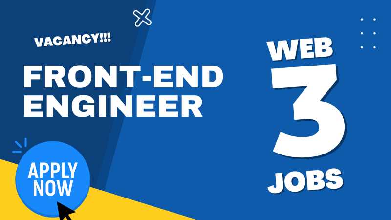 Web3 Jobs: Front-End Engineer